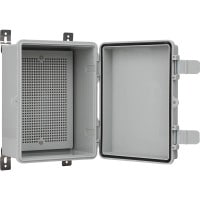 Main product image for Outdoor Utility Box 8.7"x6.7"x4.3" (170x220x110mm) with Mounting Plate and Wall Brackets320-4004